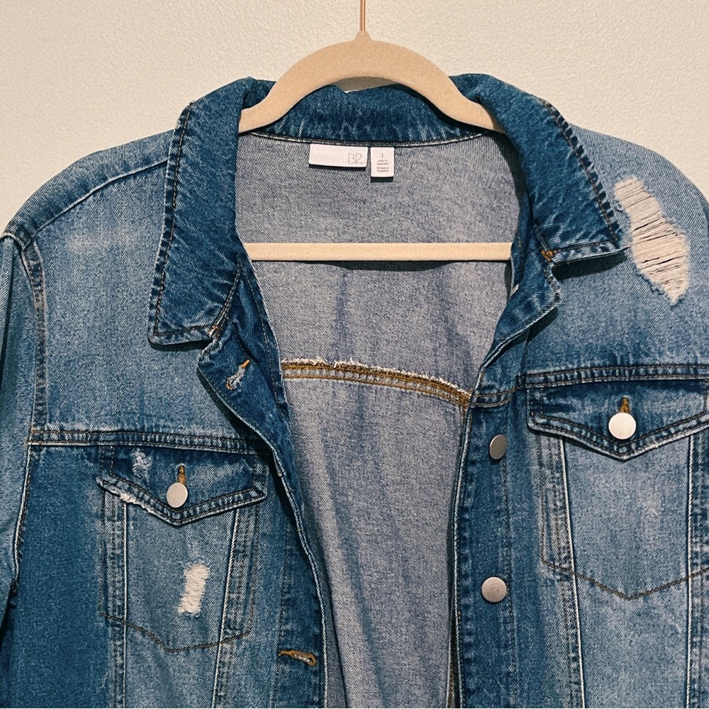 BP. distressed denim jacket